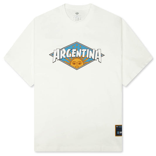 adidas Originals x Thrasher x AFA Argentina Tee 2 - Core White