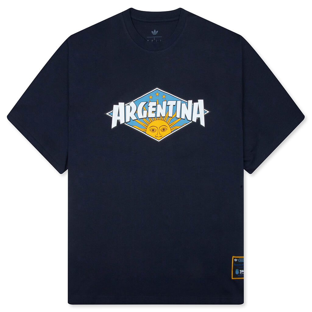 adidas Originals x Thrasher x AFA Argentina Tee 2 - Night Navy