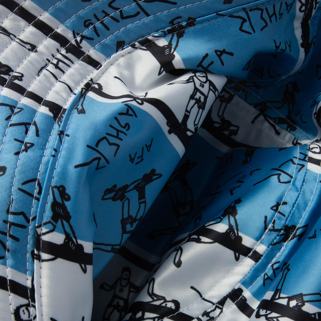adidas Originals x Thrasher TM AFA Bucket Hat - Night Navy/Light Blue