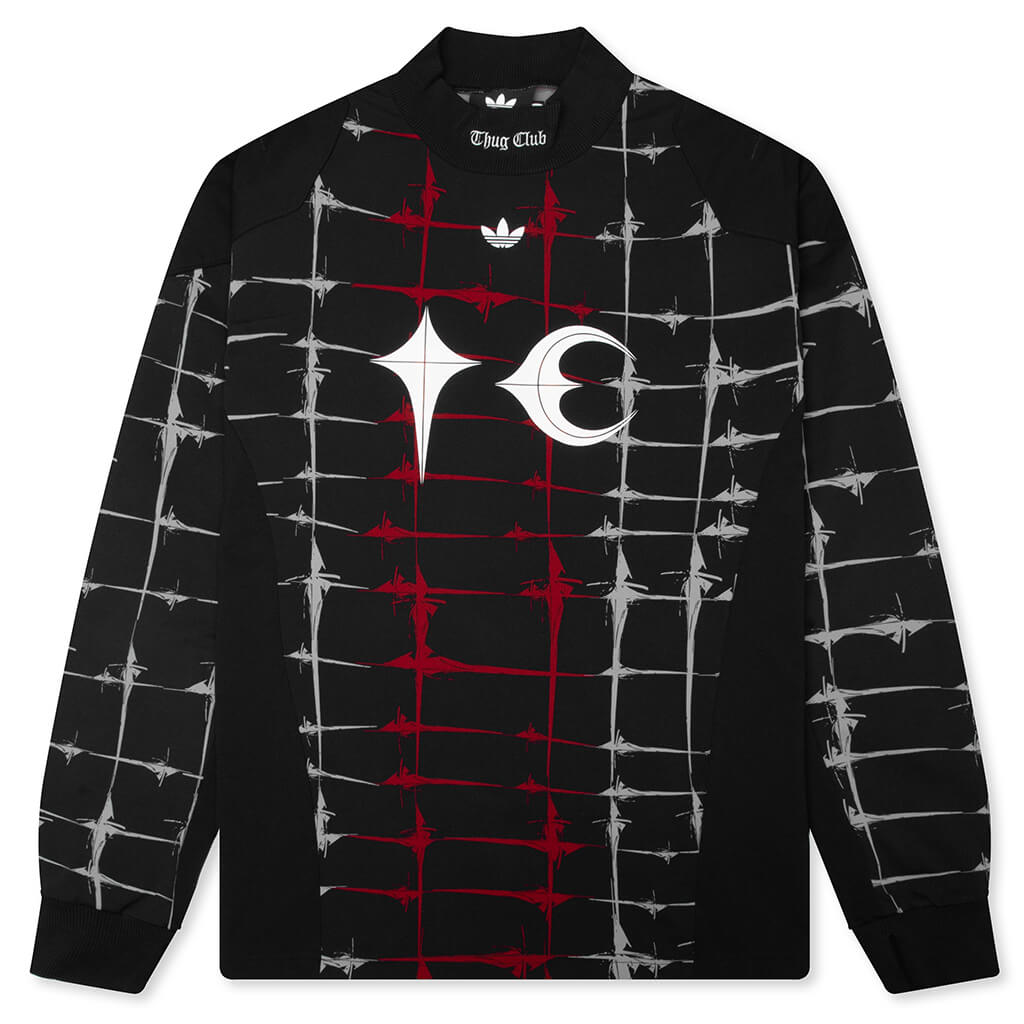 adidas Originals x Thug Club Goalie L/S Tee - Black