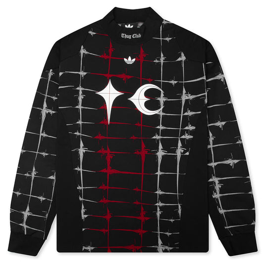 adidas Originals x Thug Club Goalie L/S Tee - Black