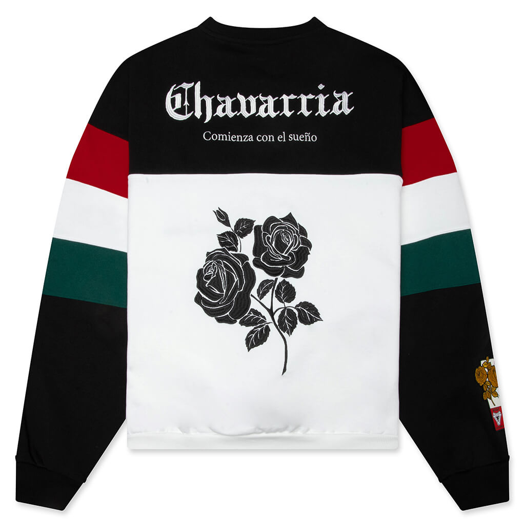 adidas Originals x Willy Chavarria Crew Sweatshirt - Black/White