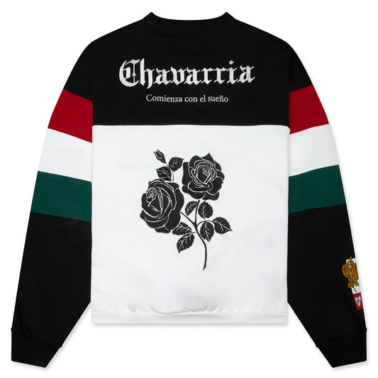 adidas Originals x Willy Chavarria Crew Sweatshirt - Black/White
