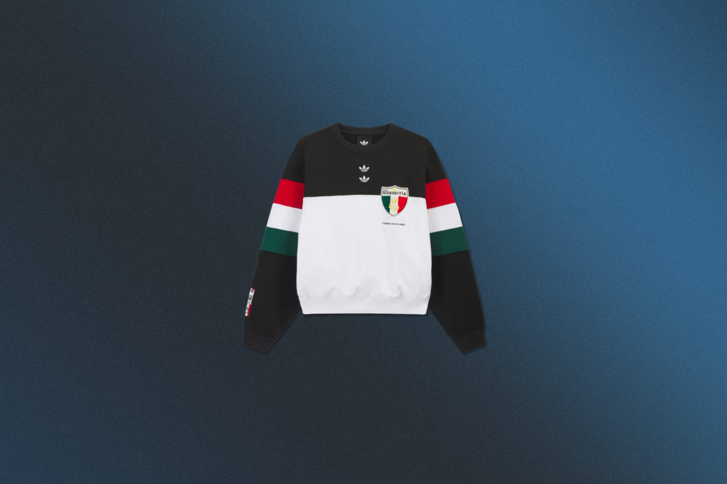 adidas Originals x Willy Chavarria Crew Sweatshirt - Black/White