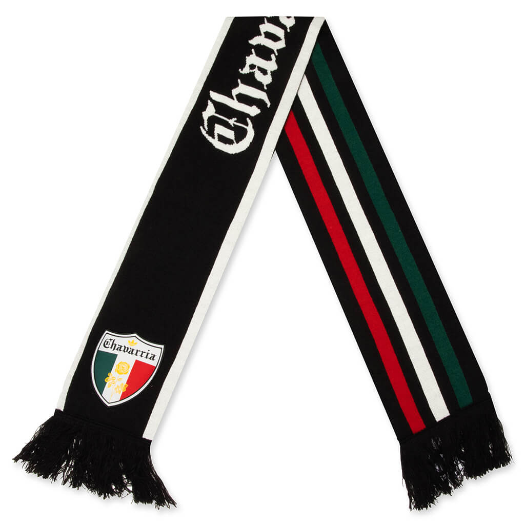 adidas Originals x Willy Chavarria FB Scarf B - Black/Better Scarlet/Collegiate Green