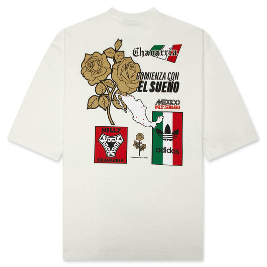 adidas Originals x Willy Chavarria Graphic Tee - Off White