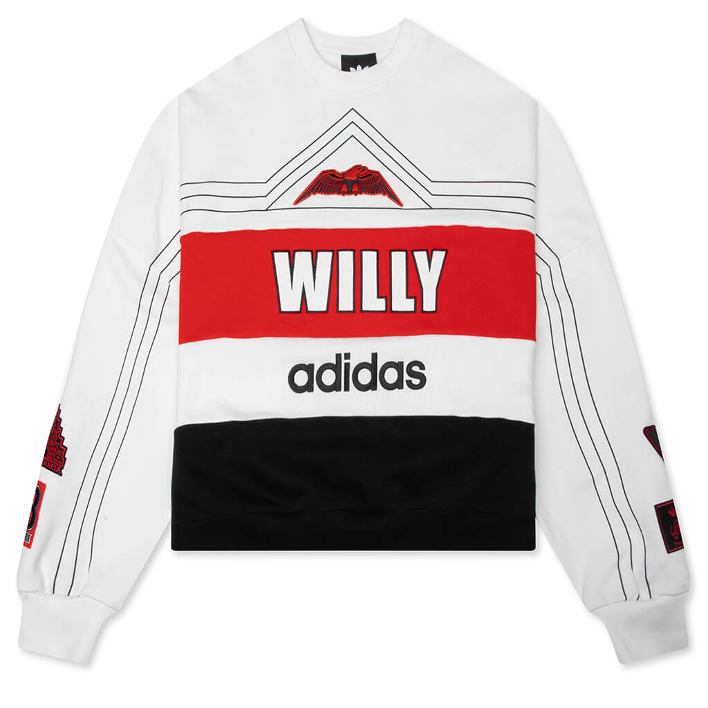 adidas Originals x Willy Chavarria NY Crewneck Sweatshirt - Off White