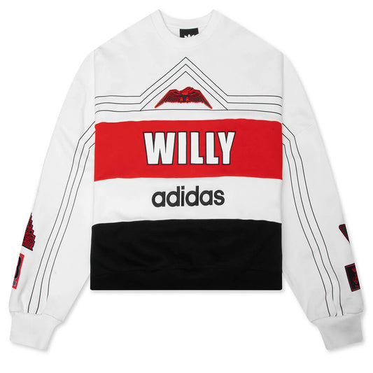 adidas Originals x Willy Chavarria NY Crewneck Sweatshirt - Off White