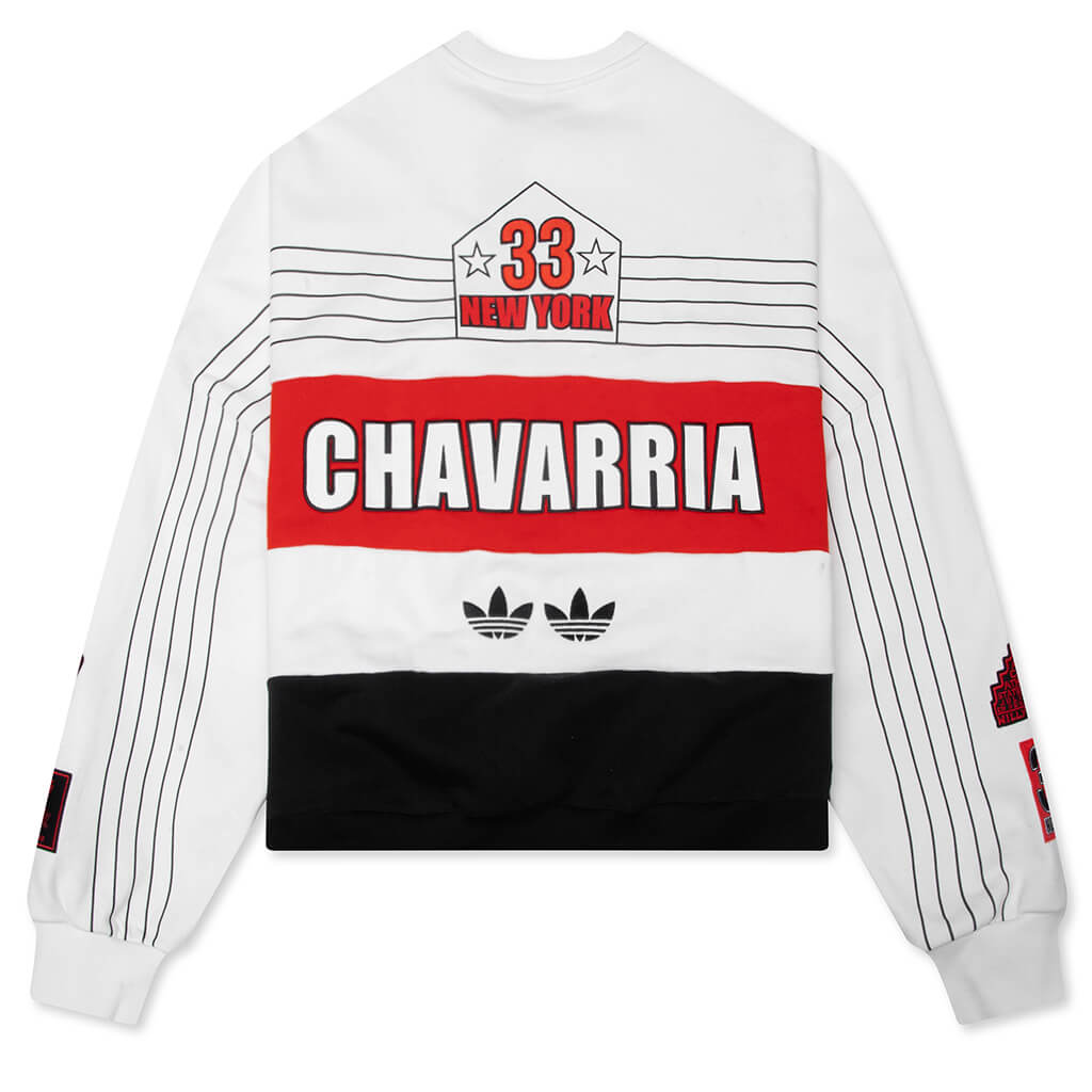 adidas Originals x Willy Chavarria NY Crewneck Sweatshirt - Off White