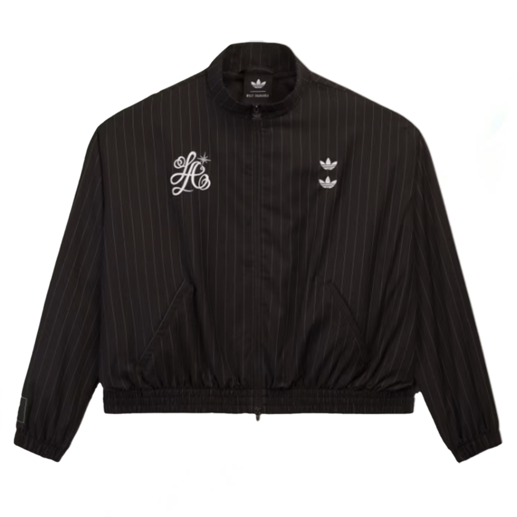 adidas Originals x Willy Chavarria Pinstripe Track Jacket - Black