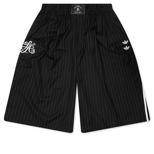 adidas Originals x Willy Chavarria Pinstripe Shorts - Black/White