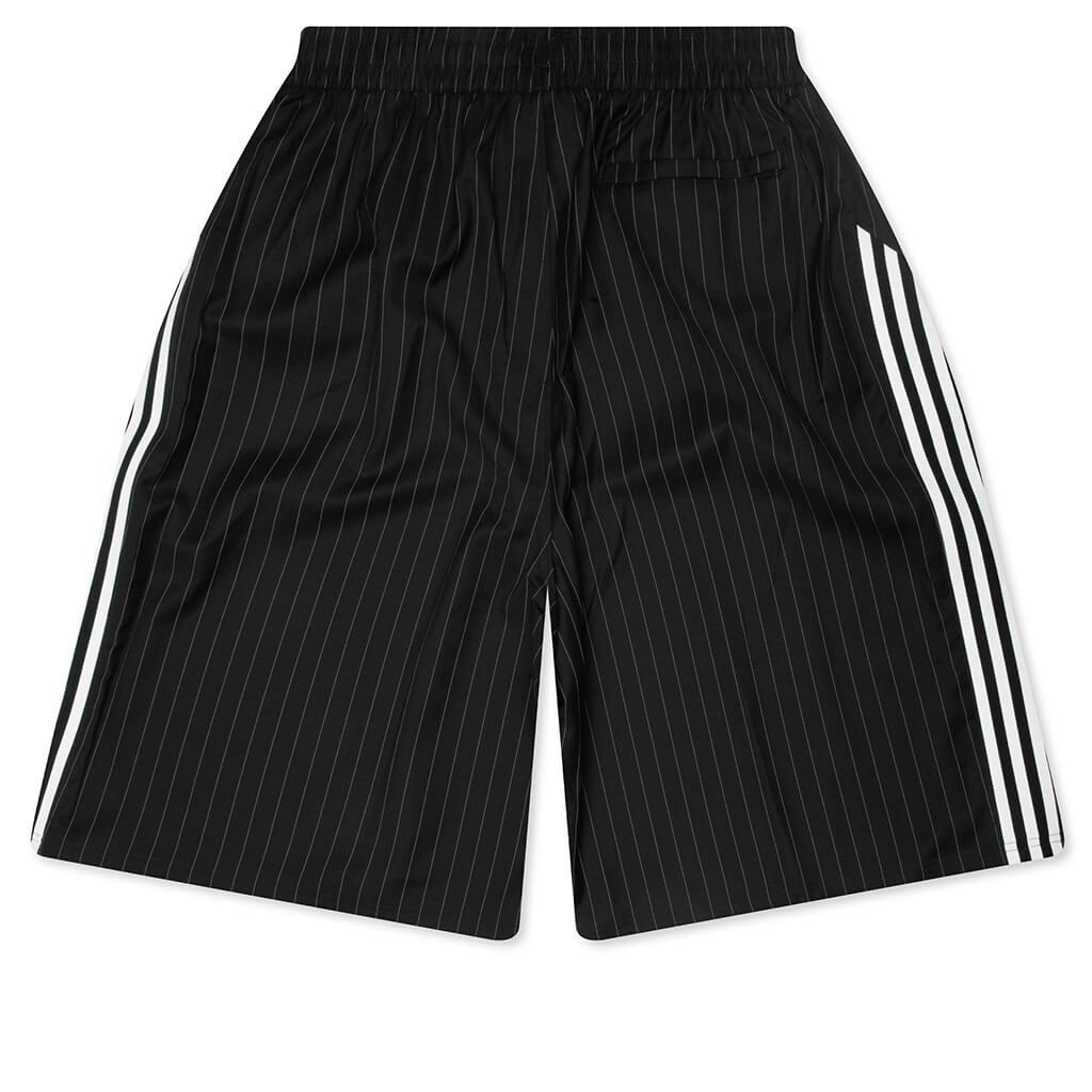 adidas Originals x Willy Chavarria Pinstripe Shorts - Black/White