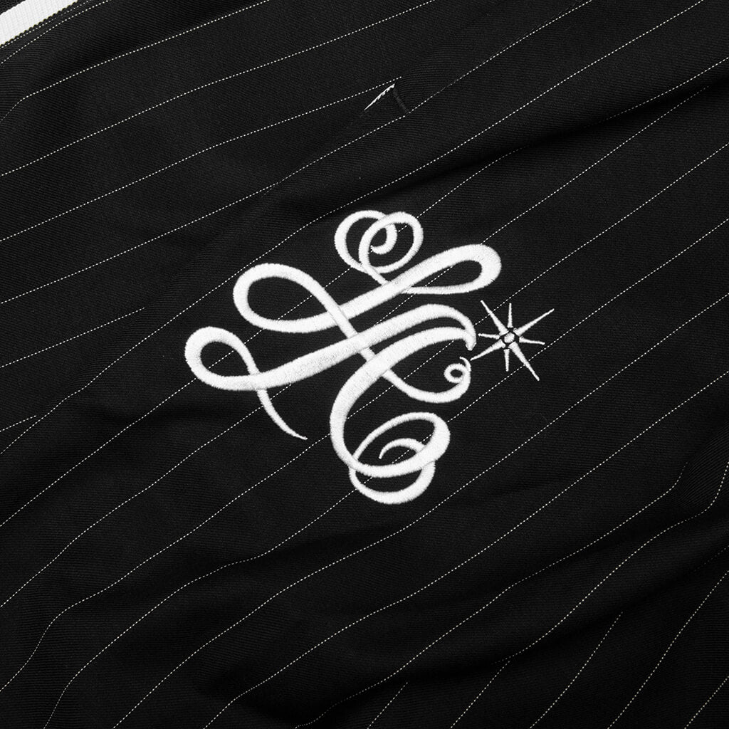 adidas Originals x Willy Chavarria Pinstripe Shorts - Black/White