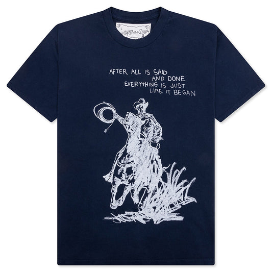 After All Is Said T-Shirt - Washed Navy