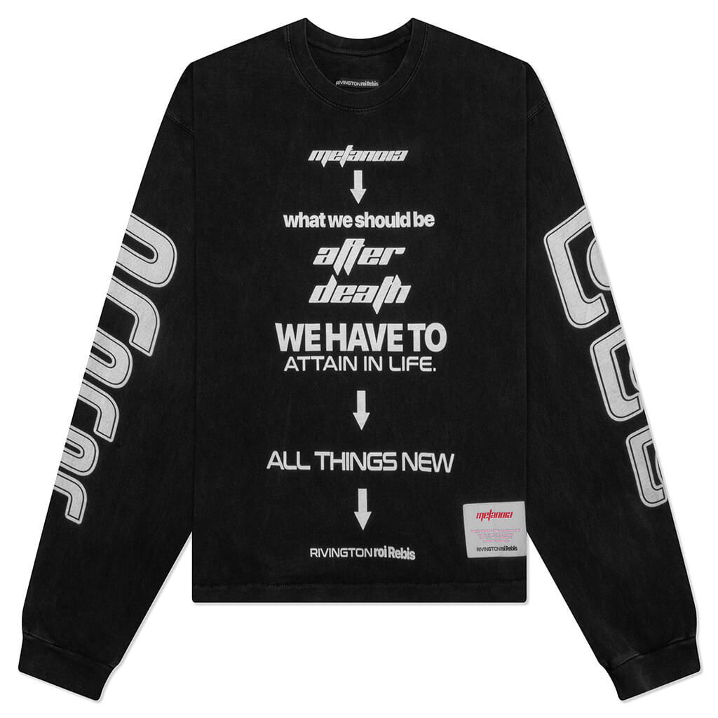 After Death CVA L/S Tee - Jet Black