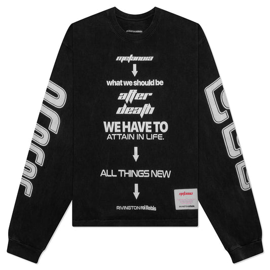 After Death CVA L/S Tee - Jet Black