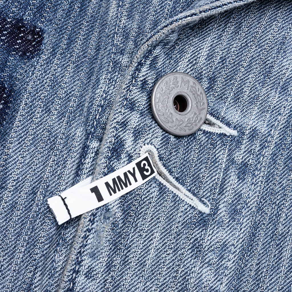 Aged Chore Jacket - Indigo