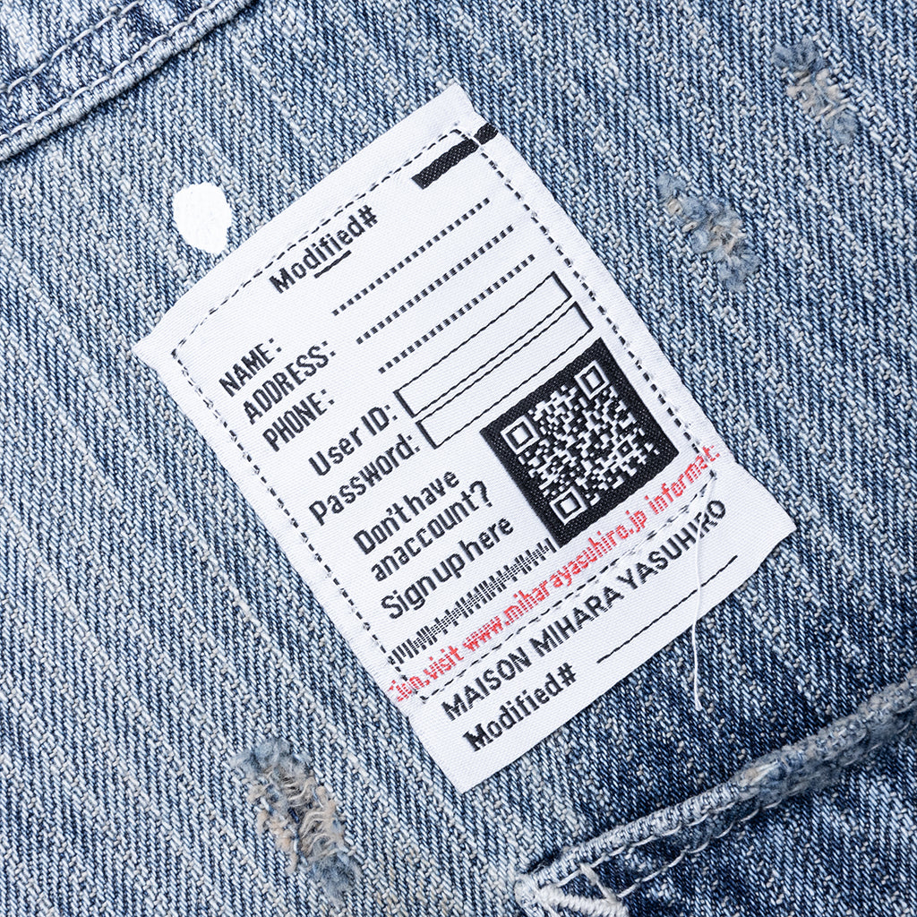 Aged Chore Jacket - Indigo