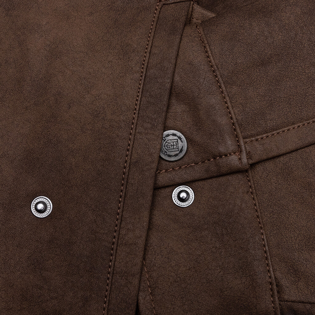Aged Jacket - Brown