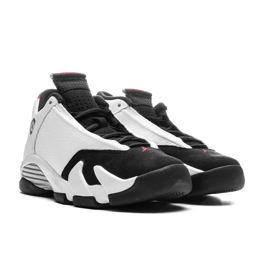 Air Jordan 14 Retro (GS) - White/Varsity Red/Black/Metallic Silver