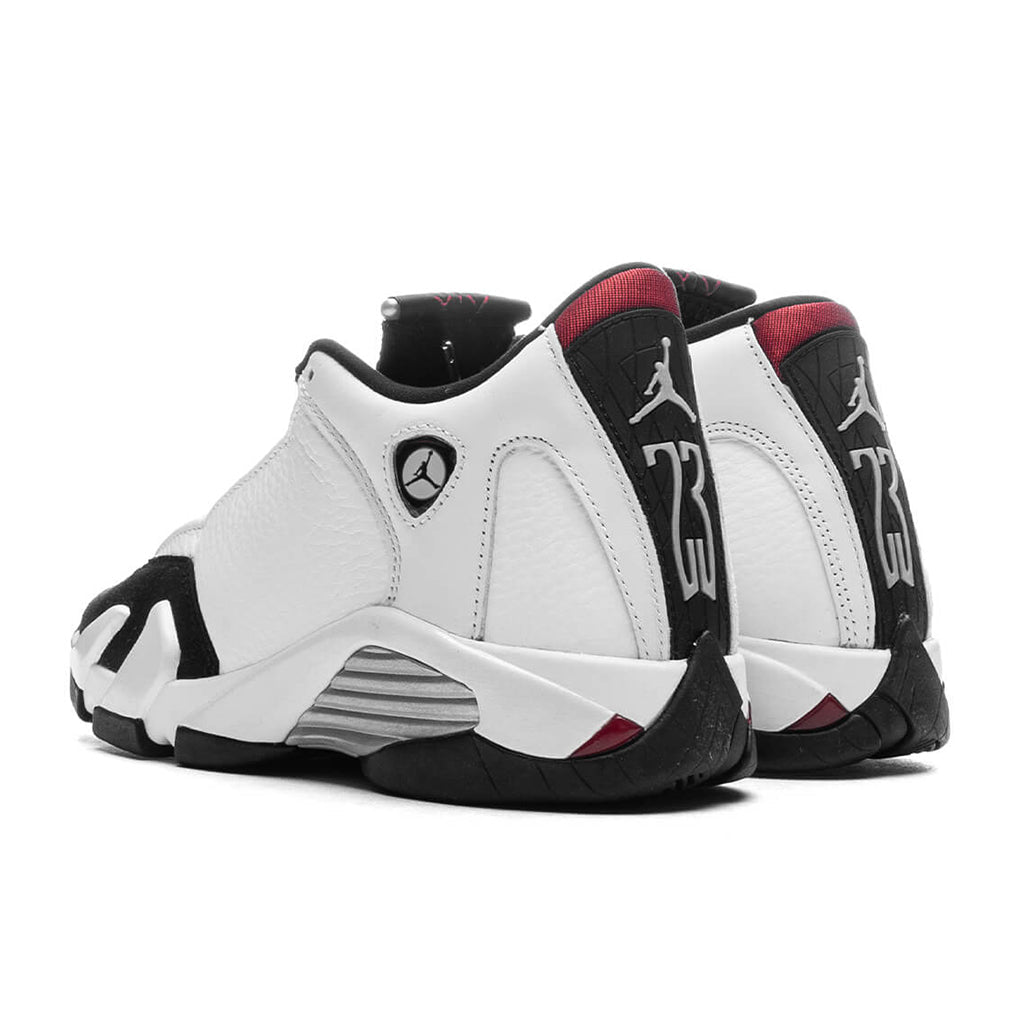 Air Jordan 14 Retro (GS) - White/Varsity Red/Black/Metallic Silver