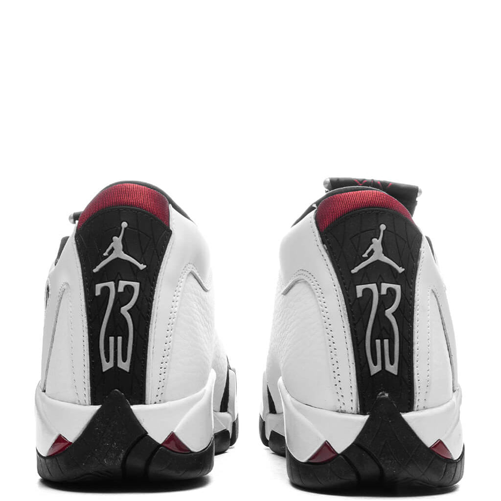 Air Jordan 14 Retro (GS) - White/Varsity Red/Black/Metallic Silver