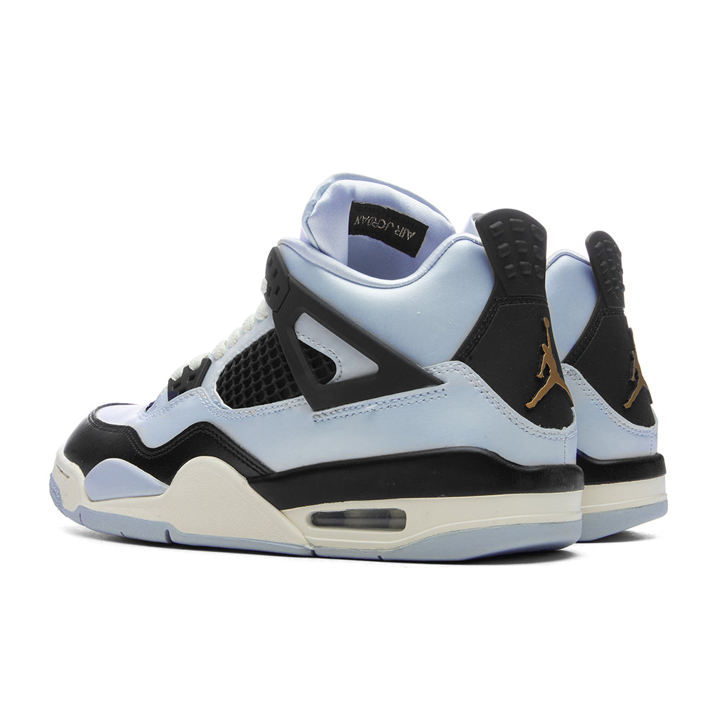 Air Jordan 4 Retro (GS) - Pure Platinum/Metallic Gold/Black/Sail