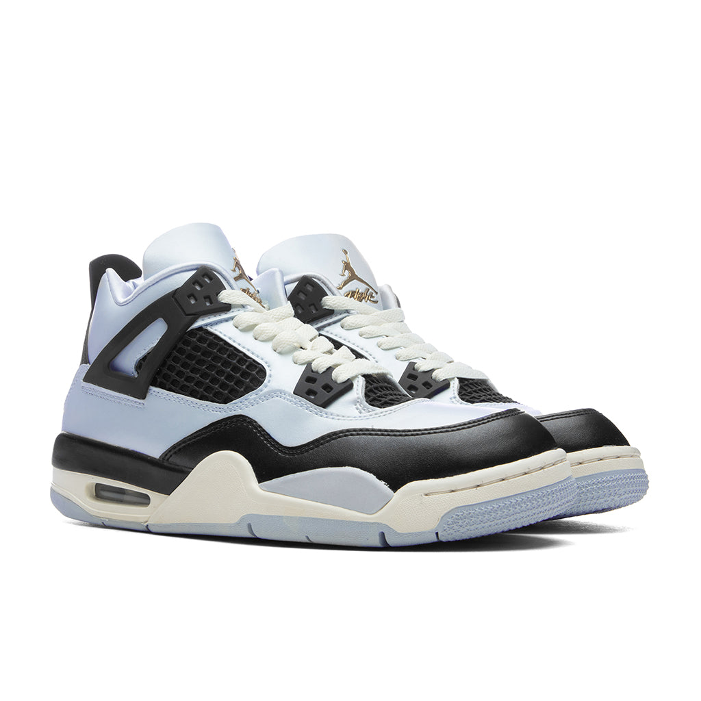 Air Jordan 4 Retro (GS) - Pure Platinum/Metallic Gold/Black/Sail