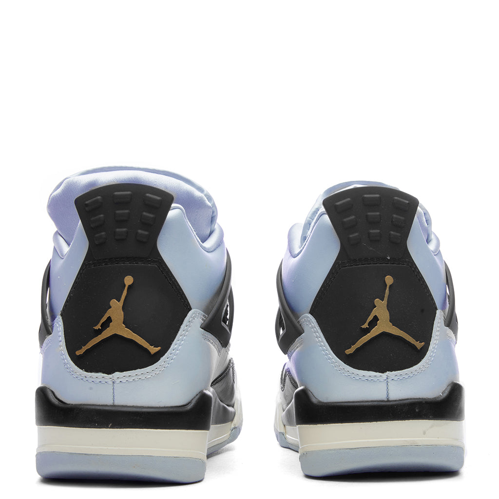 Air Jordan 4 Retro (GS) - Pure Platinum/Metallic Gold/Black/Sail