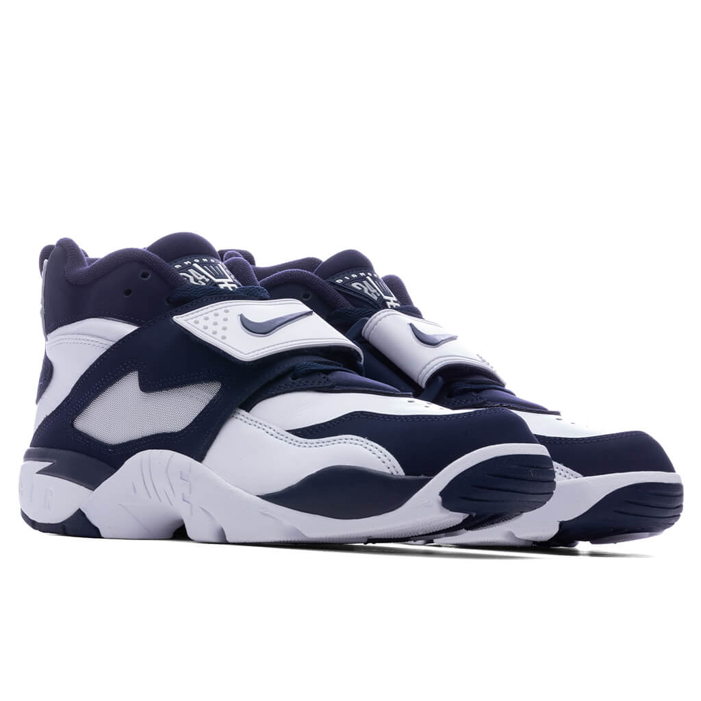 Air Diamond Turf 'Cowboys' - White/College Navy/Metallic Silver