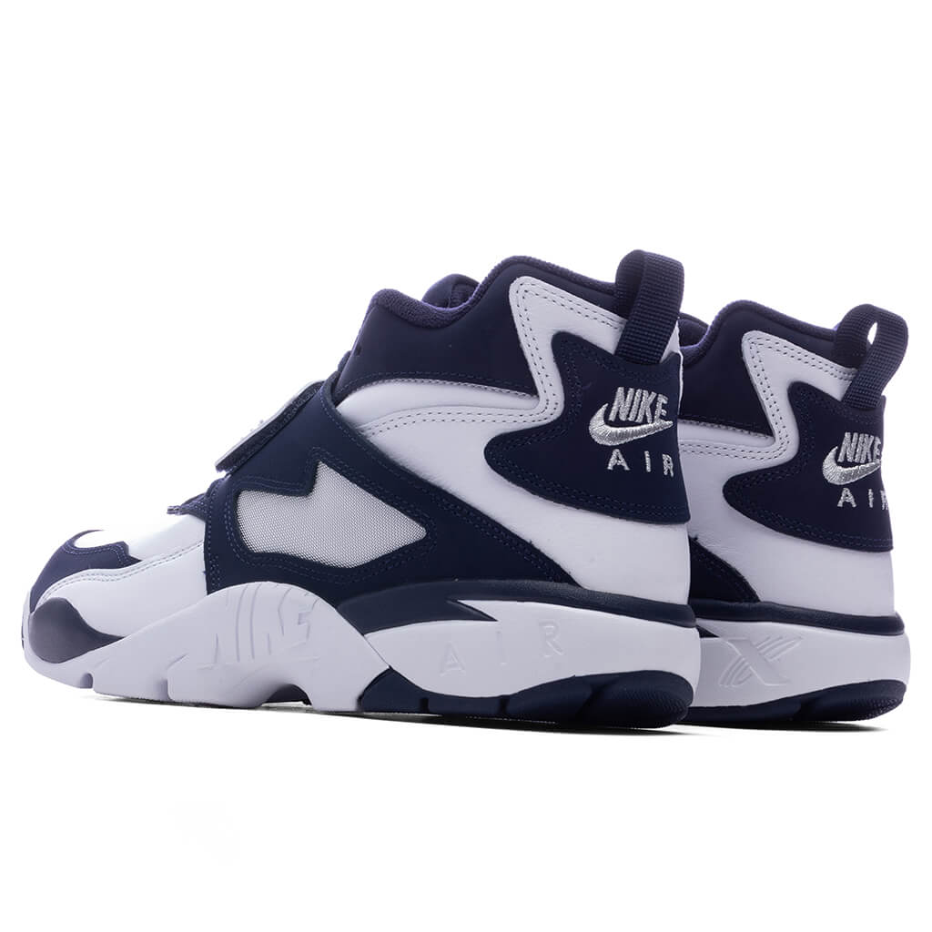 Air Diamond Turf 'Cowboys' - White/College Navy/Metallic Silver