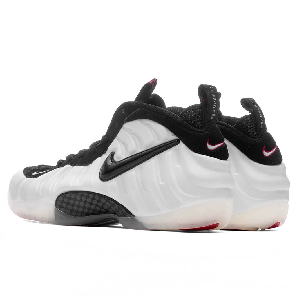 Air Foamposite Pro 'Pearl' - Pearl White/White Black/True Red