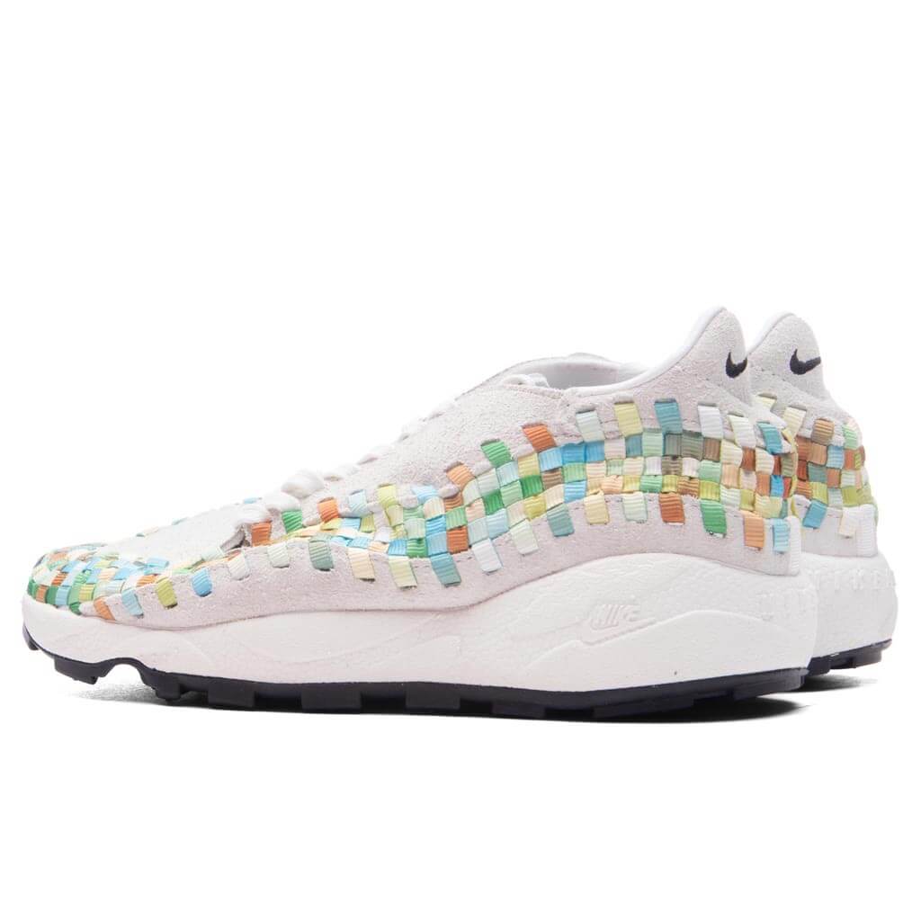 Women's Air Footscape Woven - Summit White/Black/Multi-Color