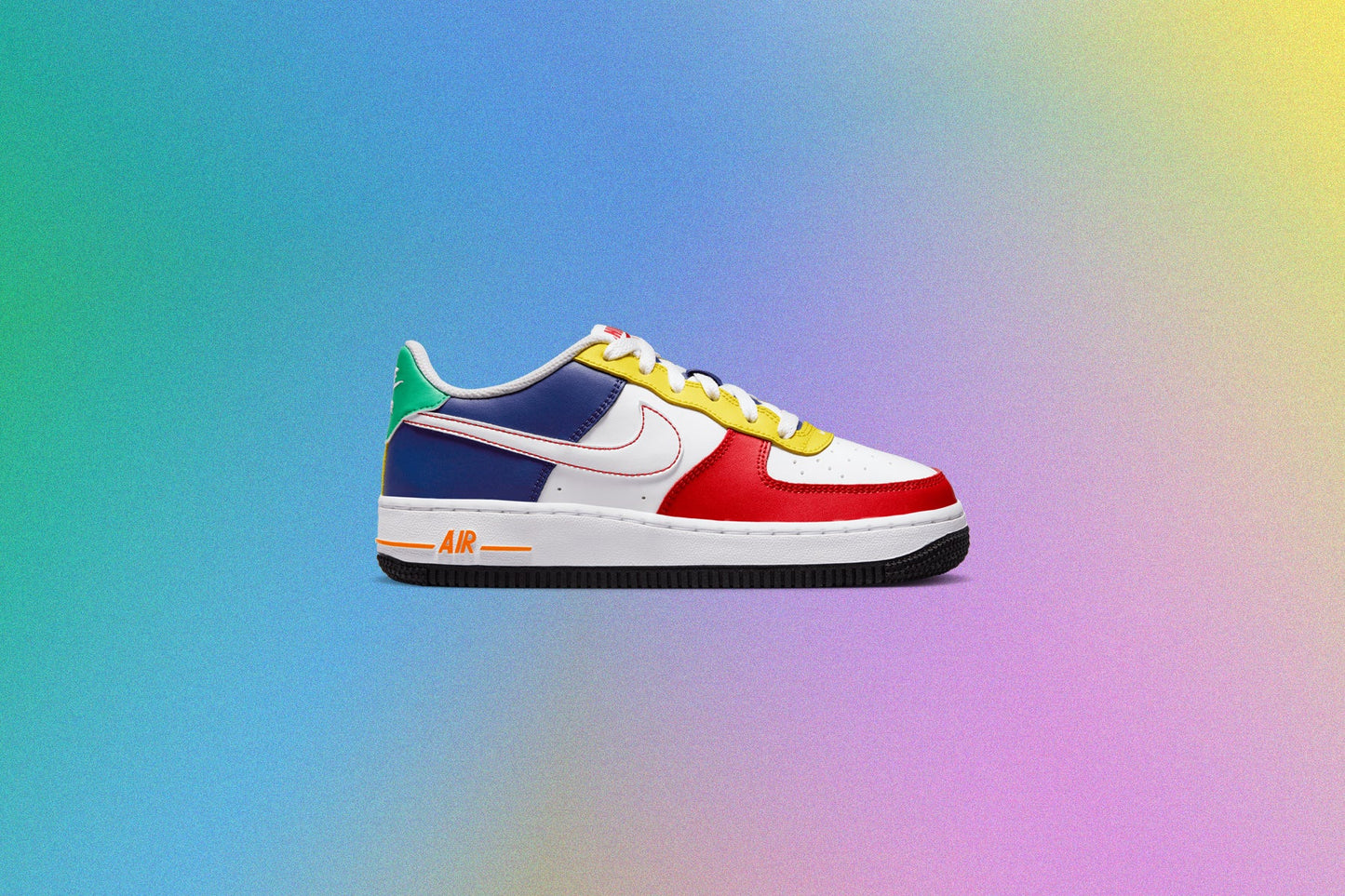 Air Force 1 Low LV8 BG (GS) - University Red/White/Deep Royal Blue