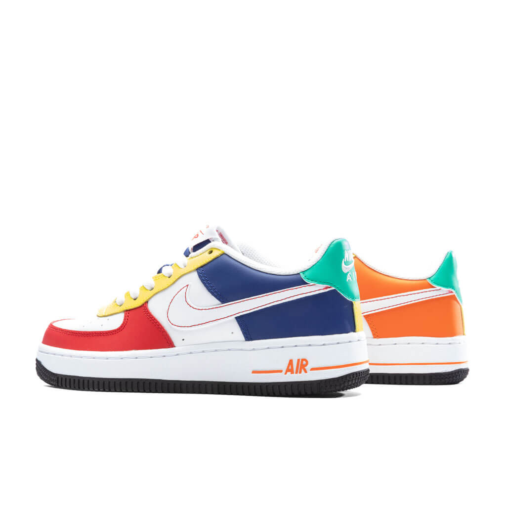 Air Force 1 Low LV8 BG (GS) - University Red/White/Deep Royal Blue