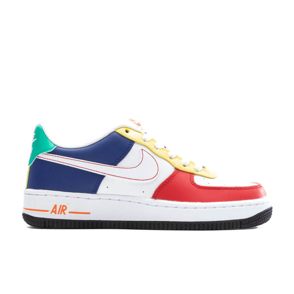 Air Force 1 Low LV8 BG (GS) - University Red/White/Deep Royal Blue