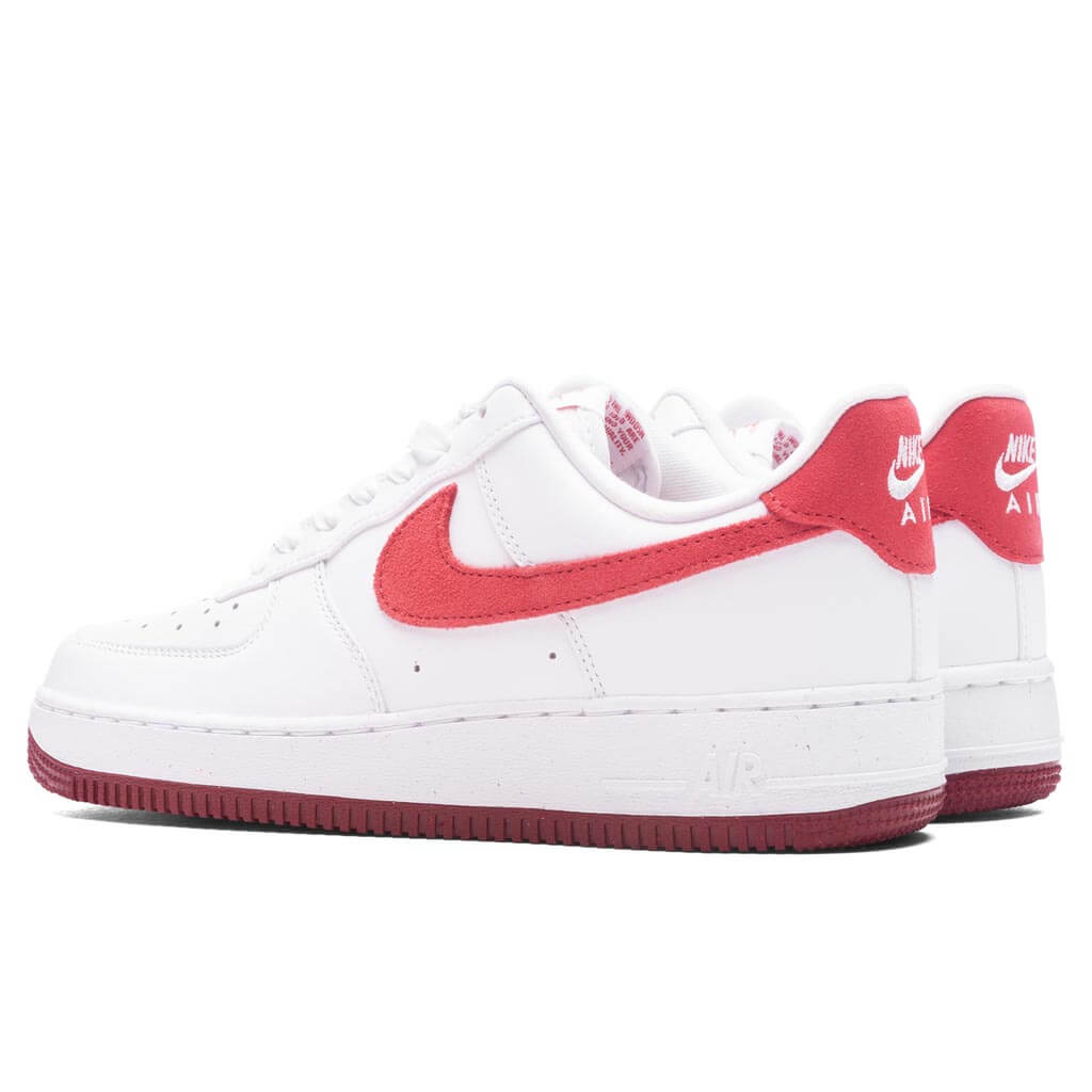 Women's Air Force 1 '07 'Adobe' - White/Adobe/Team Red/Dragon Red