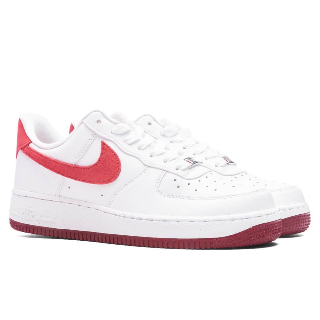 Women's Air Force 1 '07 'Adobe' - White/Adobe/Team Red/Dragon Red