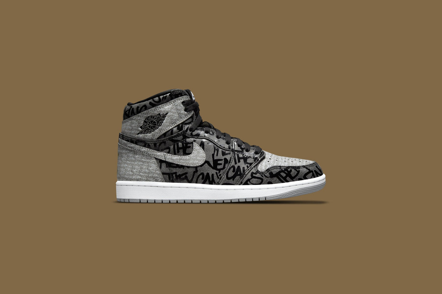 Air Jordan 1 Hi OG "Rebellionaire" - Black/White/Particle Grey