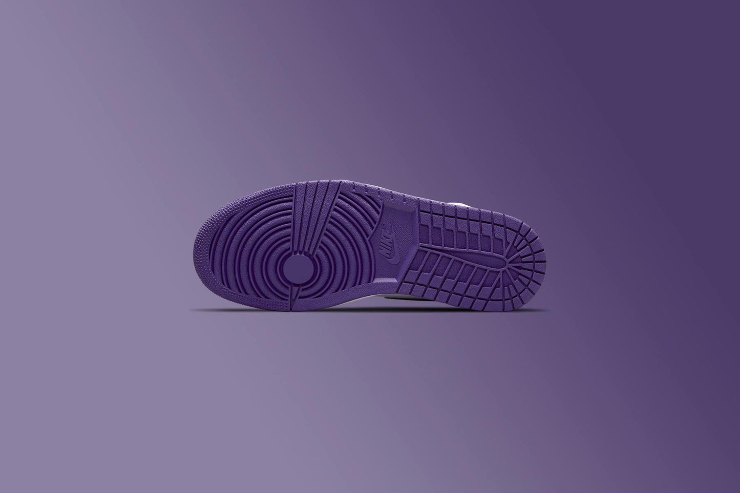 Women's Air Jordan 1 Retro Hi - White/Court Purple
