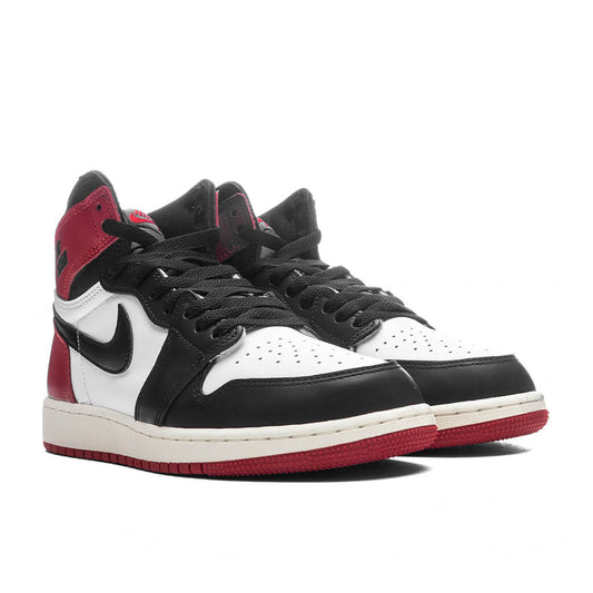 Air Jordan 1 Retro High OG 'Black Toe Reimagined' (GS)  - White/Black/Varsity Red/Sail