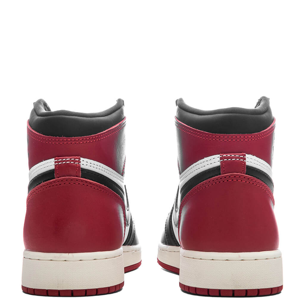 Air Jordan 1 Retro High OG 'Black Toe Reimagined' (GS)  - White/Black/Varsity Red/Sail