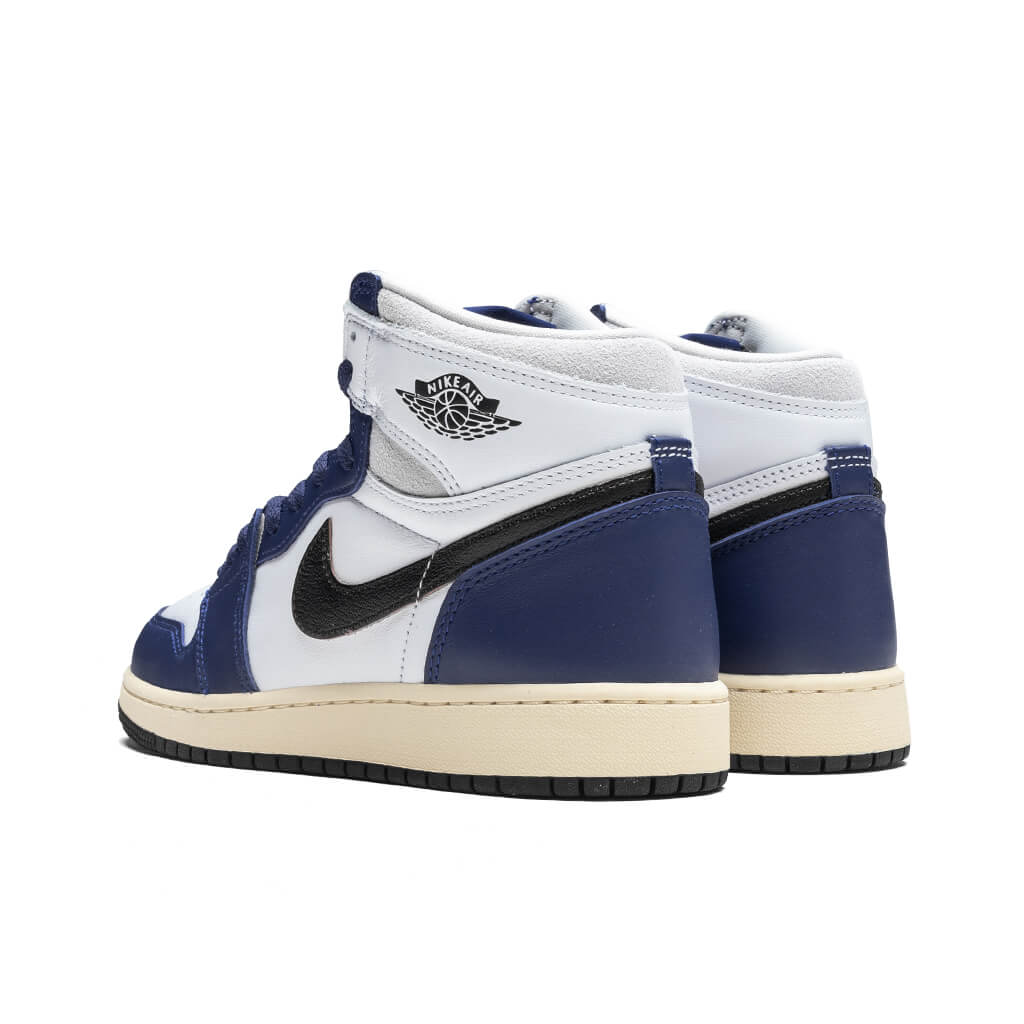 Air Jordan 1 High OG 'Rare Air' (GS) - White/Black/Neutral Grey/Deep Royal Blue