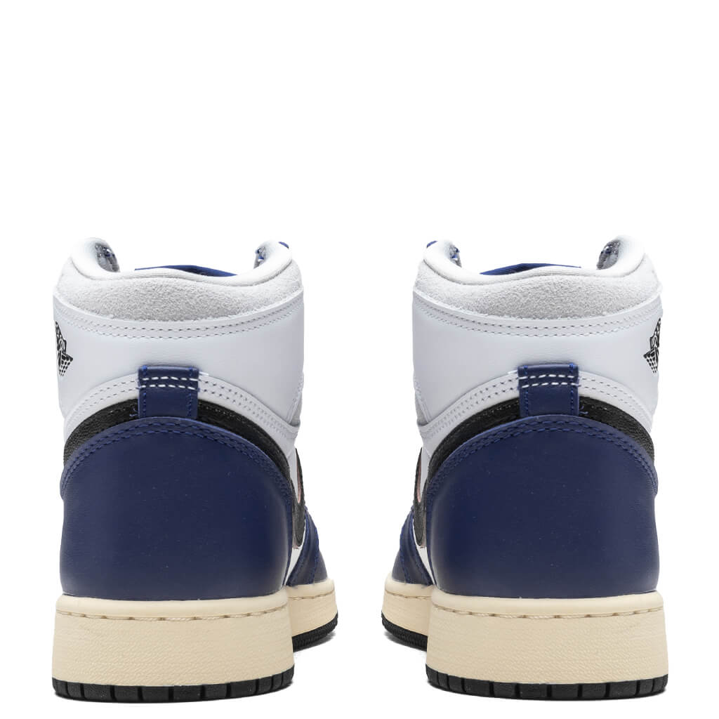 Air Jordan 1 High OG 'Rare Air' (GS) - White/Black/Neutral Grey/Deep Royal Blue