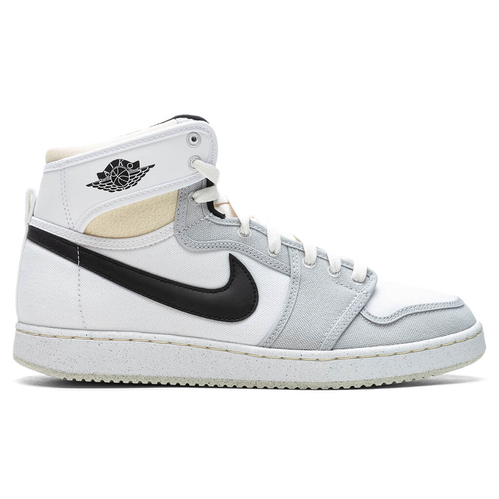 Air Jordan 1 KO - White/Black/Grey Fog