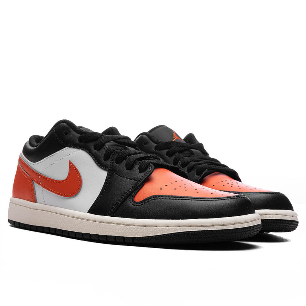 Air Jordan 1 Low - Black/Starfish/White/Sail