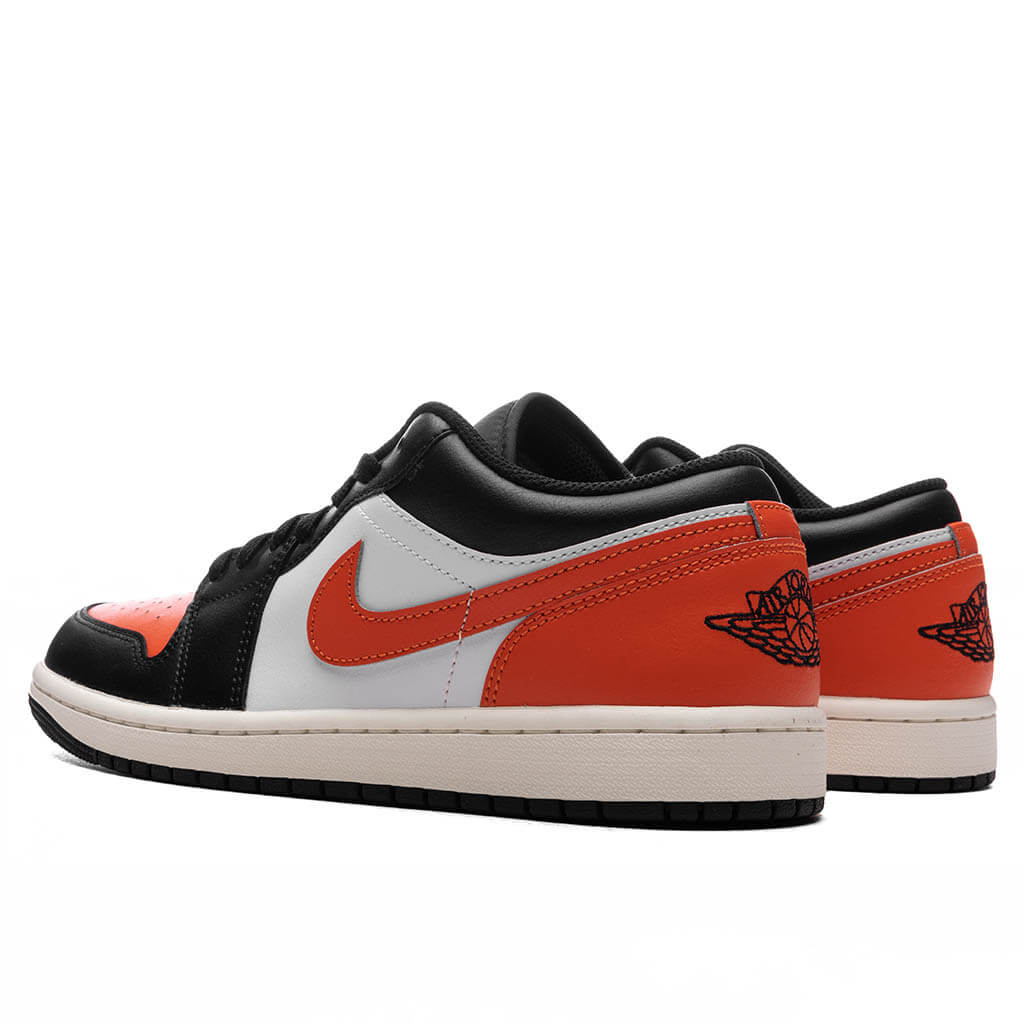 Air Jordan 1 Low - Black/Starfish/White/Sail