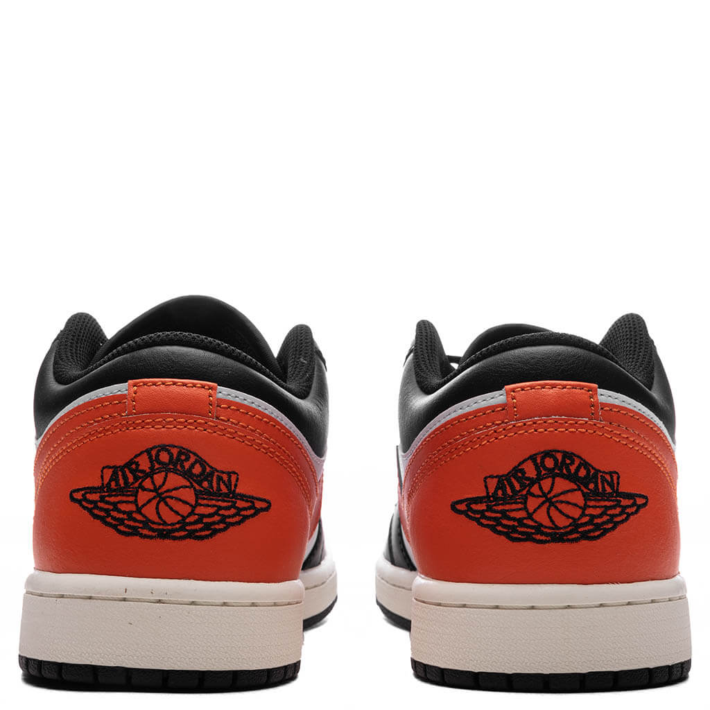 Air Jordan 1 Low - Black/Starfish/White/Sail