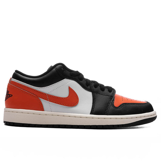 Air Jordan 1 Low - Black/Starfish/White/Sail