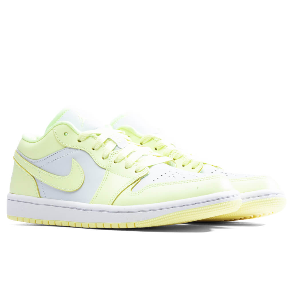 Women's Air Jordan 1 Low - Pure Platinum/Citron Tint/White
